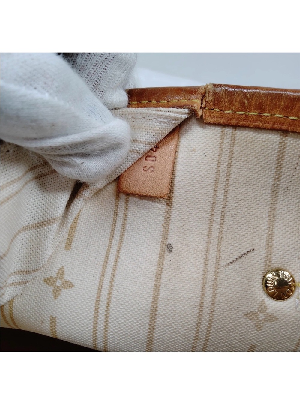 ✅AUTH✅LOUIS VUITTON NEVERFULL AZUR MM - Picture 9 of 16